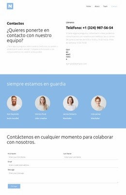 Pagina De Contacto