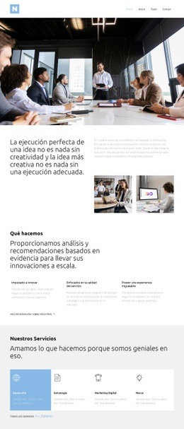 Socio Tecnológico Integral - Maqueta De Sitio Web Psd