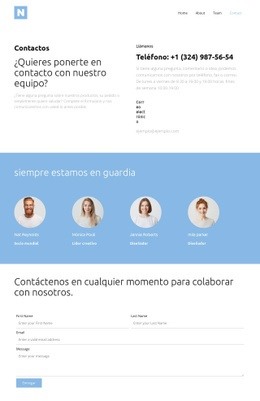 Pagina De Contacto