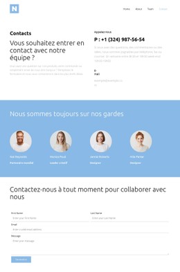 Page De Contact