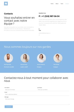 Page De Contact