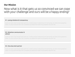 Corporate Social Responsibility - Custom Html Code