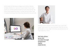 Ecosystem-grade projects - Html Code Example by Nicepage