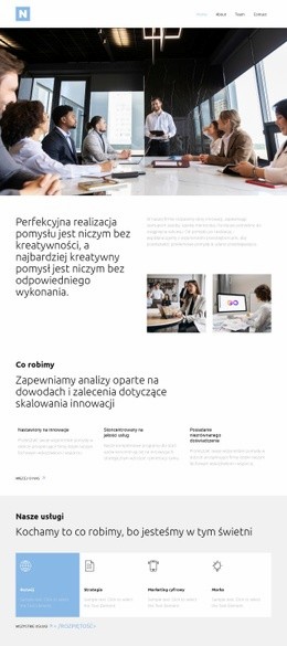 Kompleksowy Partner Technologiczny - Makieta Witryny Psd