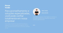 Possuir Experiência Incomparável - Modelo WordPress