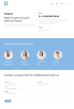 Contact Page