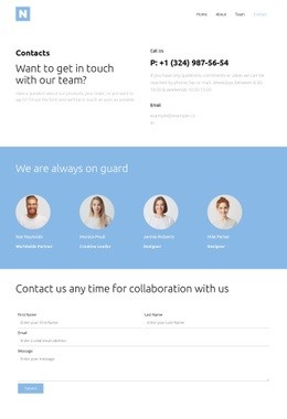 Contact Page