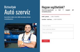 Ingyenes Online Sablon Autószervizt Biztosítunk Számára