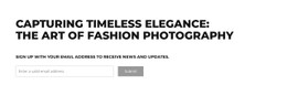 The Intersection Of Fashion - Best CSS Template