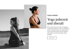 Yoga-Workshops - HTML-Seitenvorlage