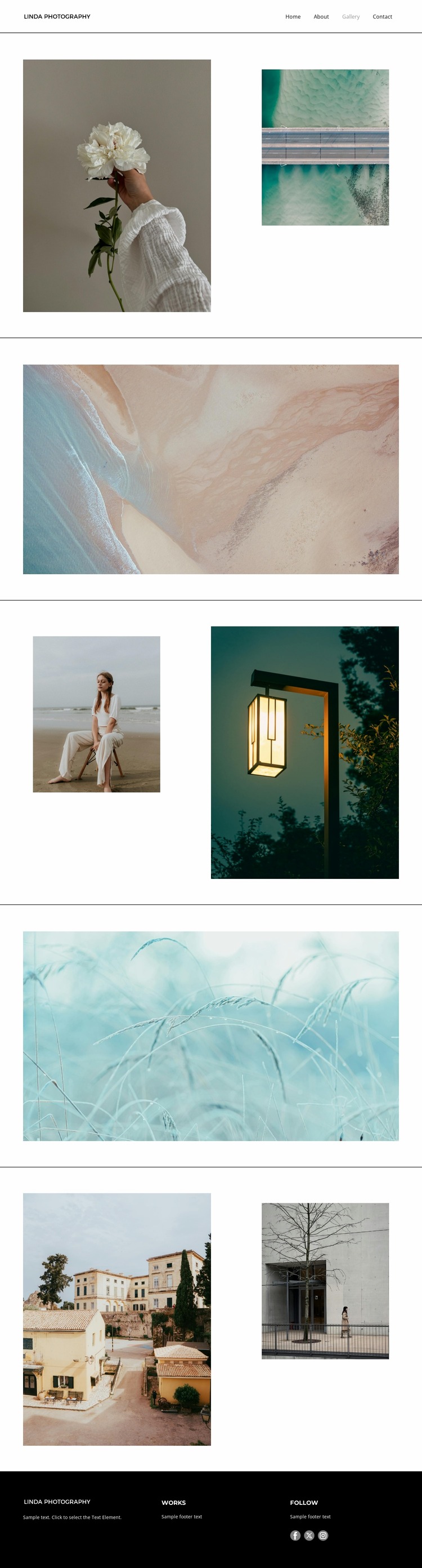 Frames of Elegance Html Website Builder