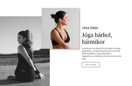 Jóga Műhelyek - Egyszerű Webhelysablon