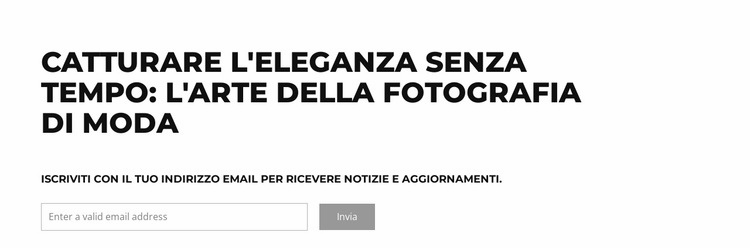 L'intersezione della moda Modelli di Website Builder