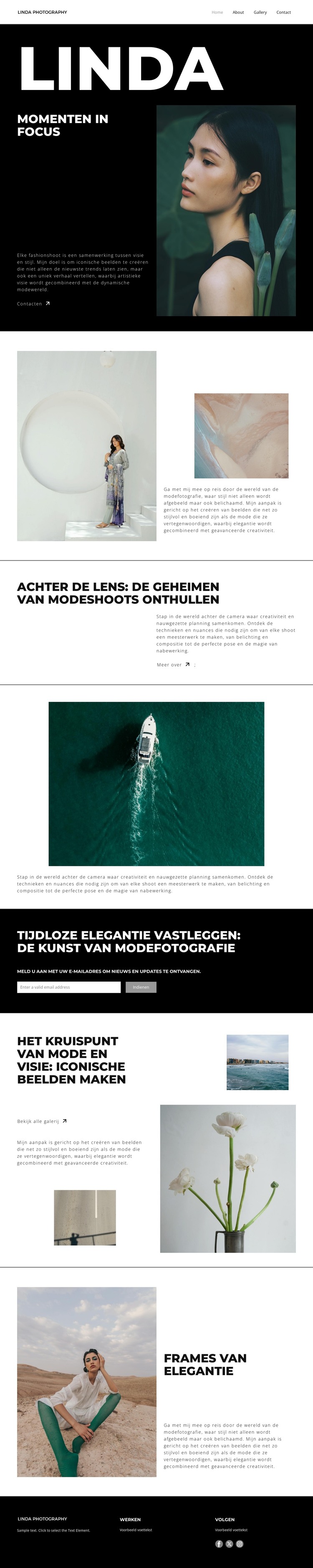 Tijdloze opnames HTML-sjabloon