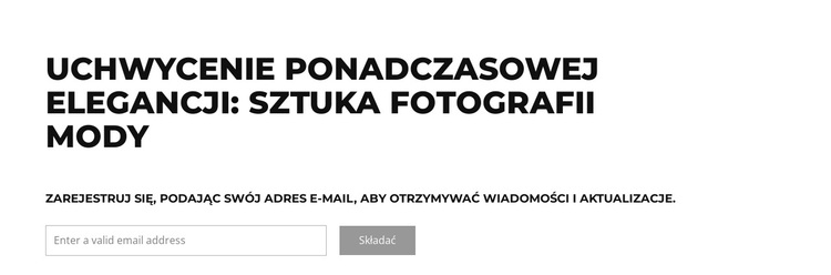 Skrzyżowanie mody Motyw WordPress