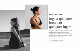 O Melhor Design De Site Para Workshops De Ioga