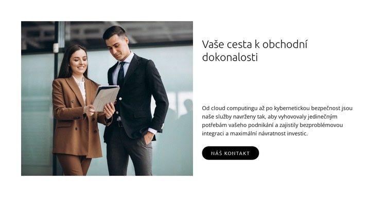 Vedení s inovacemi Šablona HTML