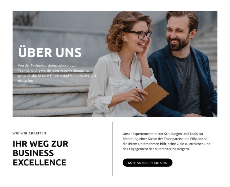 Ihr Weg zur Business Excellence CSS-Vorlage