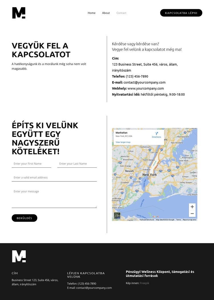 Üzleti optimalizálási eszközök HTML Sablon