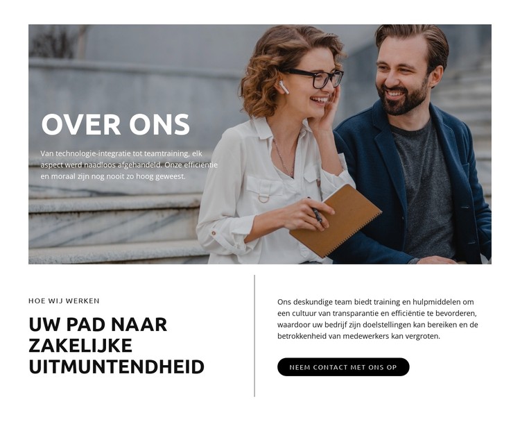 Jouw pad naar uitmuntende bedrijfsvoering CSS-sjabloon