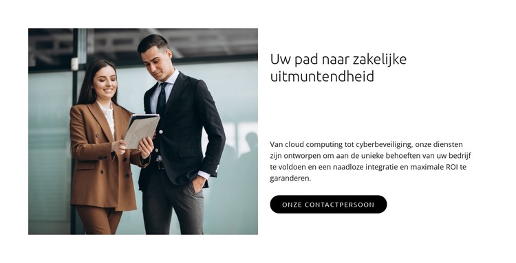 Leiden met innovatie HTML-sjabloon