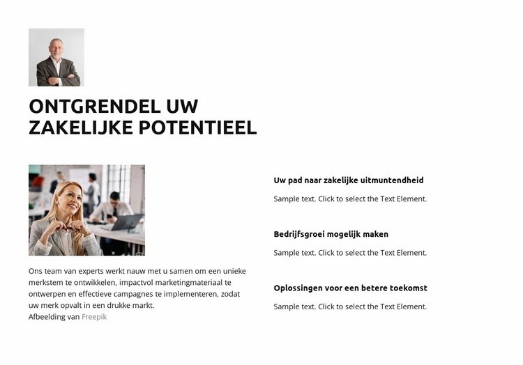 Hoe wijst de weg Website Builder-sjablonen