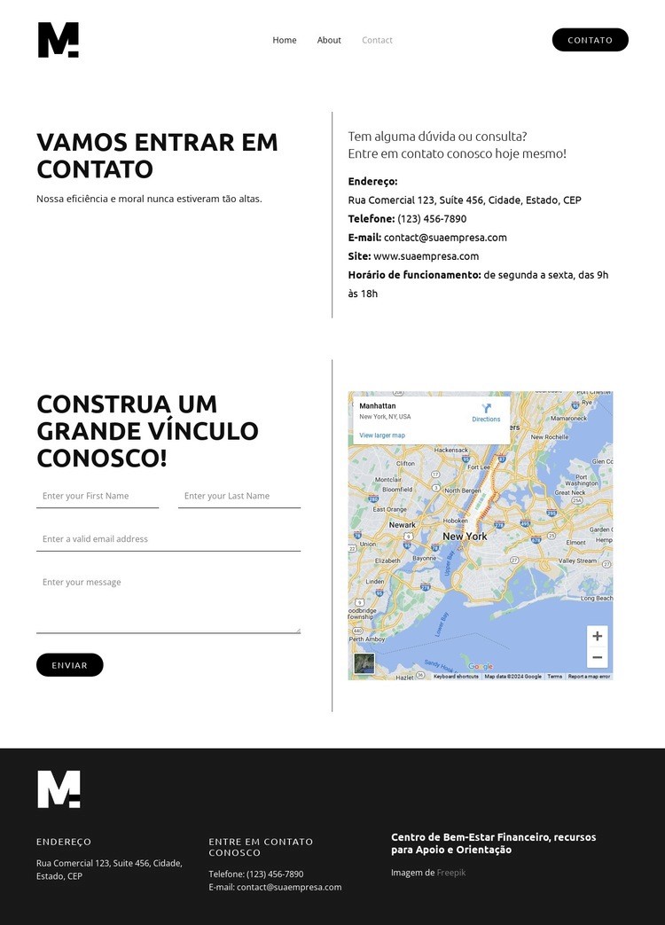 Ferramentas de otimização de negócios Design do site