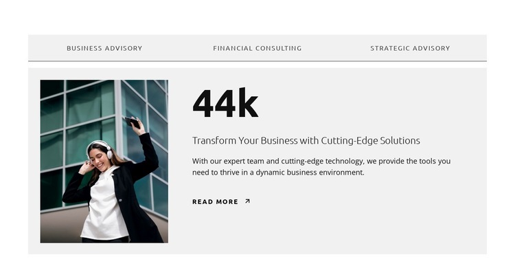 Business Advisory Squarespace Template Alternative