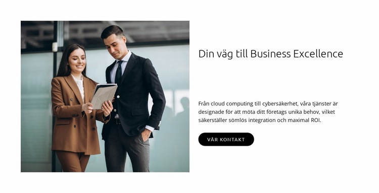 Ledande med innovation CSS -mall