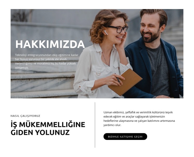 İş mükemmelliğine giden yolunuz CSS Şablonu