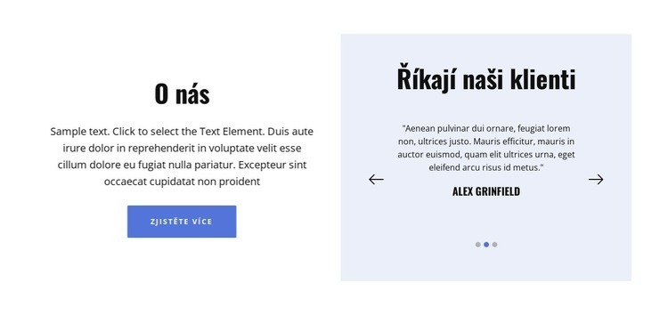 O nás a reference Šablona CSS