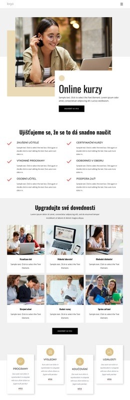 Online Vzdělávací Kurzy – Konečný Motiv WordPress