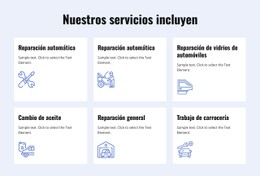 Servicios De Reparación De Automóviles Plantilla De Diseño