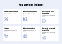 Meilleure Conception De Page De Destination Pour Services De Réparation Automobile