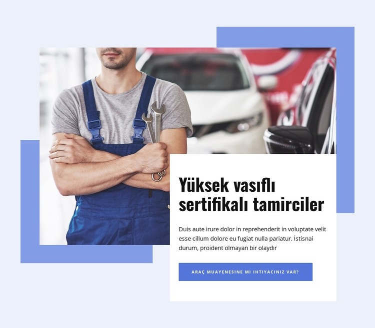 Sertifikalı mekanikçiler CSS Şablonu