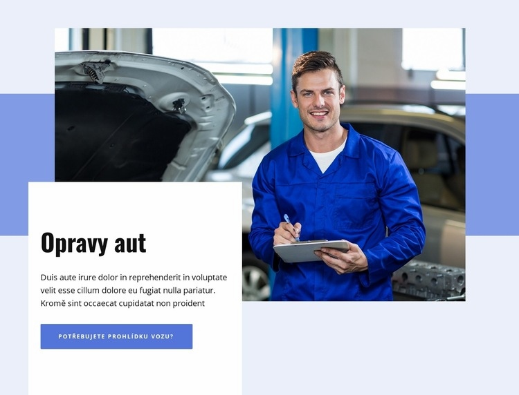 Získejte opravy automobilů v NYC Šablona CSS