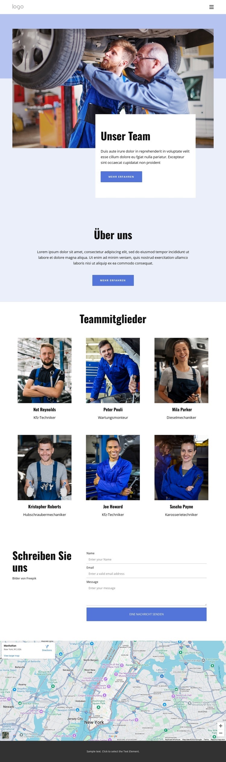 Autoreparaturteam Website design