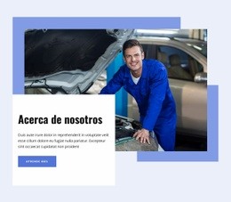 Sobre El Taller De Reparación De Automóviles - Creador De Sitios Web Profesional Personalizable