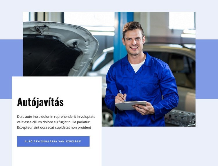 Szerezzen autójavítást NYC-ben WordPress Téma