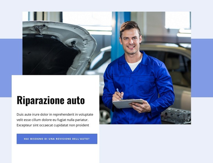 Ottieni riparazioni auto a New York Costruttore di siti web HTML