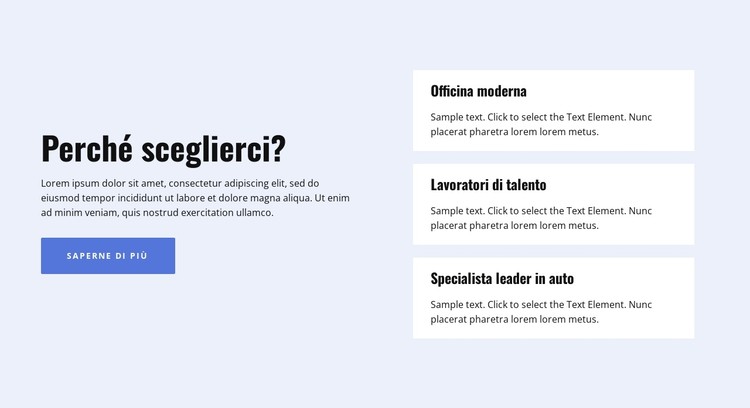 Ci sono diversi vantaggi Modello CSS