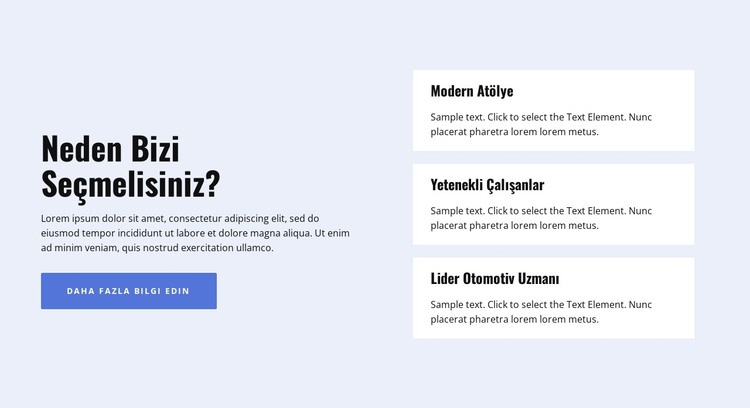 Birkaç faydası var HTML Şablonu