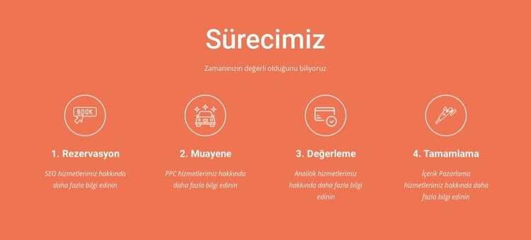 Bizim sürecimiz Açılış sayfası