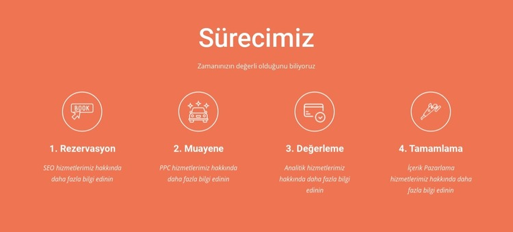 Bizim sürecimiz Joomla Şablonu