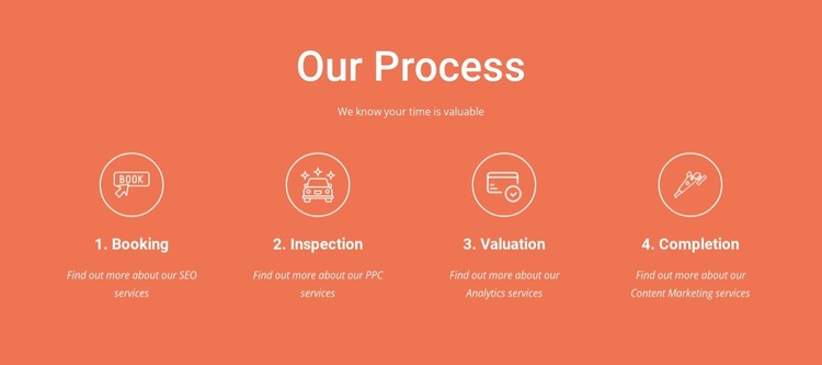 Our process WordPress Theme