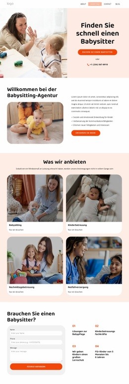 Kindermädchen Und Babysitter