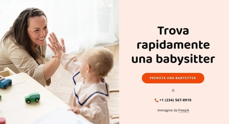 Trova babysitter fidate Pagina di destinazione