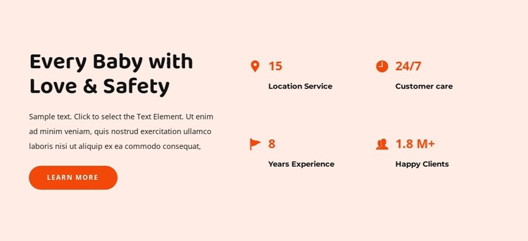 About babysitter agency CSS Template