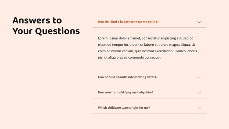 Answers CSS Template