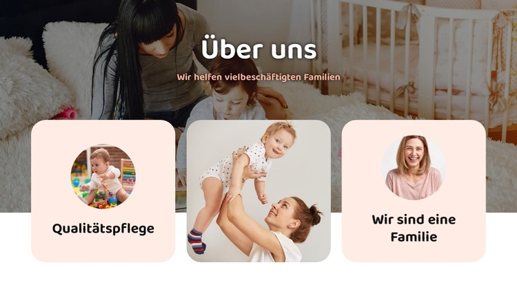 Agentur für Kinderbetreuung CSS-Vorlage